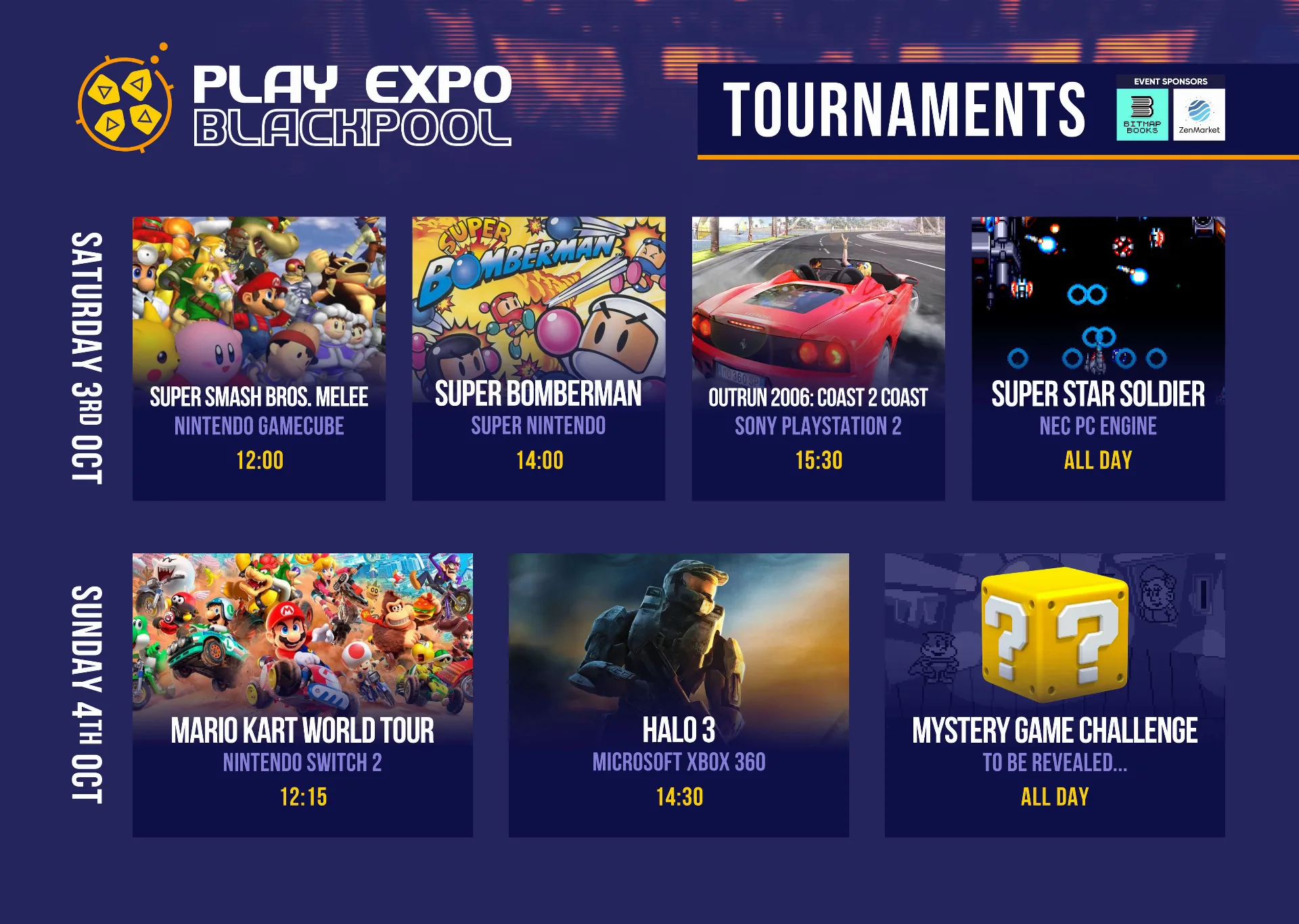 RE PlayExpo Blackpool26 Schedule MainStage